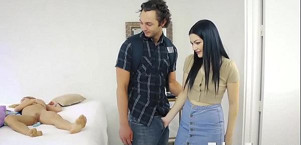  Karly Baker Sucks and Laid by Nice Dong Next to Stepmom